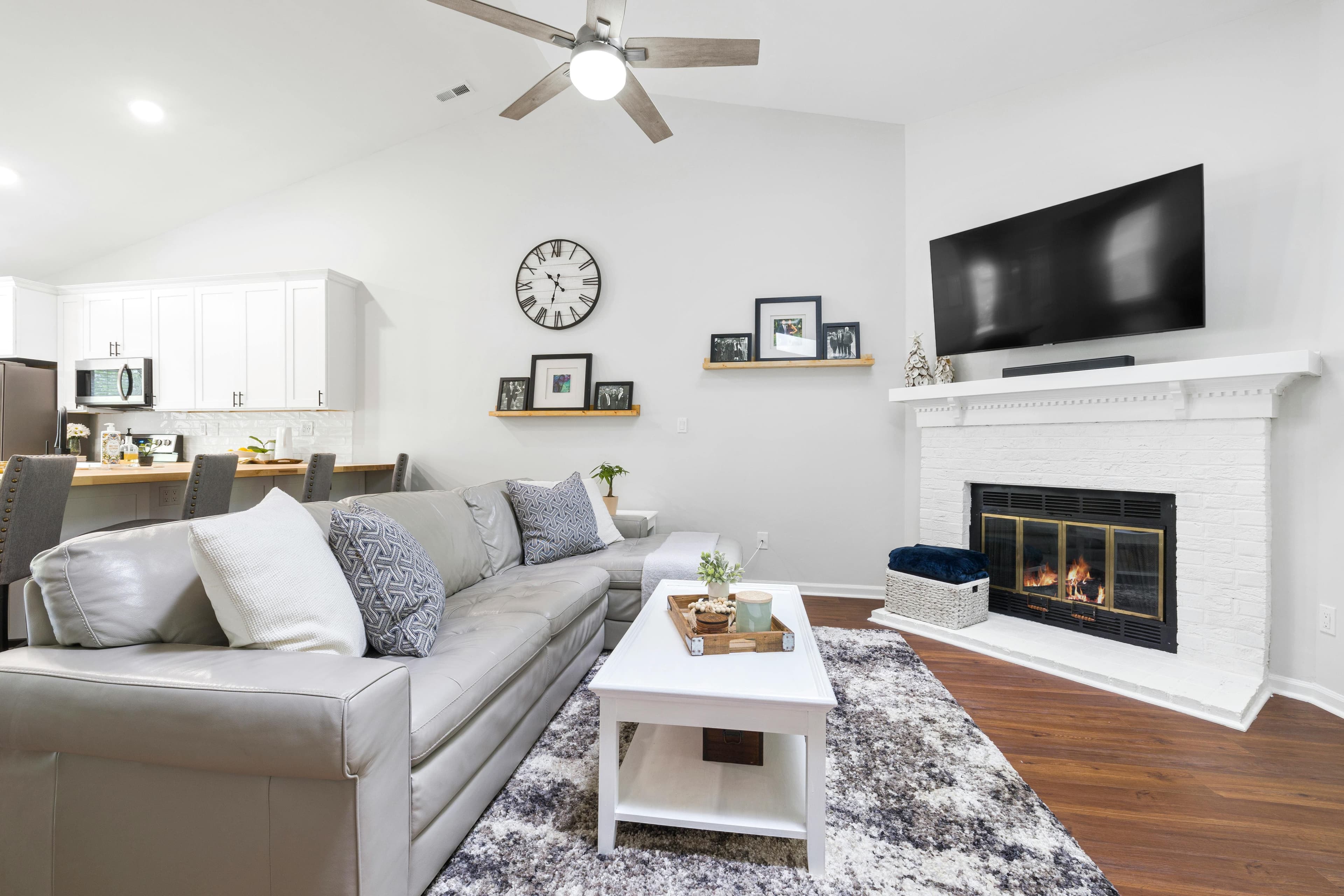 Professional cleaning at work